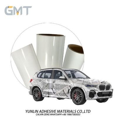 Newspaper Type Car Wrap Film 1.52*18m Bubble Free Vinyl Roll Glossy Surface