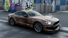 Wood Bark Full Vehicle Wrap Film Digital Printed 160g Double PE Liner