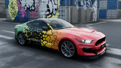 Crack Custom Car Wrap Roll , Monomeric Polymeric Digital Car Wrap Color Change