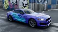 Hexagon Ocean 160g Custom Car Wrap Vinyl Polymeric PVC Material