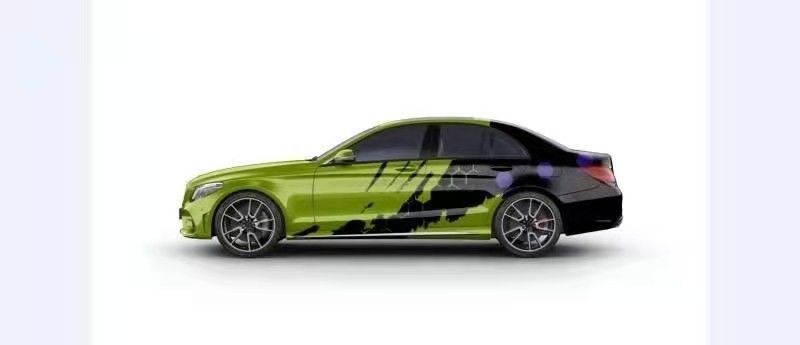 Orcs Colour Changing Vinyl Wrap , 80micron Printed PVC Car Sticker Vinyl Roll